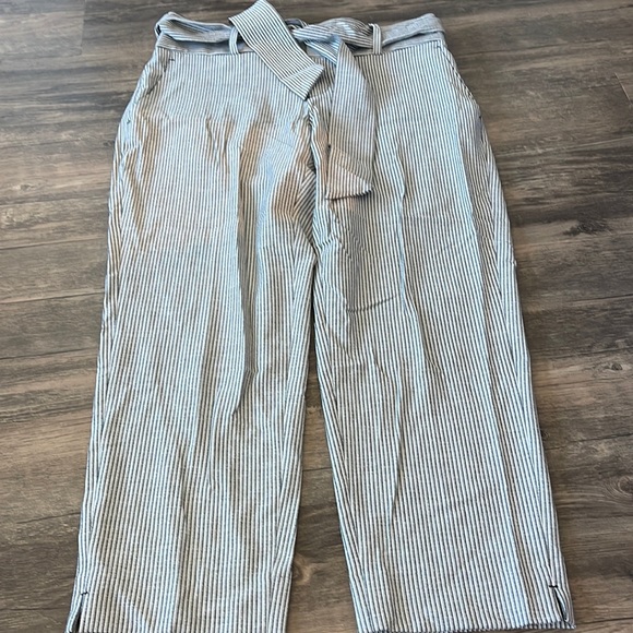 Banana Republic Pants & Jumpsuits Black And Grey Striped Banana